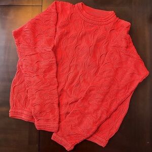 Coogi Sweater Red Rust - Men’s Med